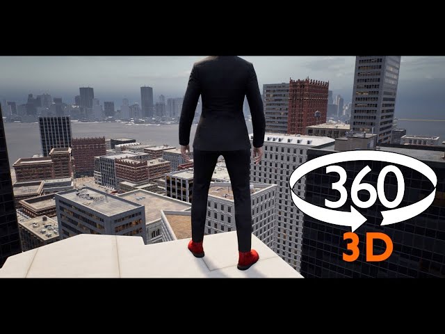 3D VR 360 - The Last Human - 4k Metahuman City Sample UE5