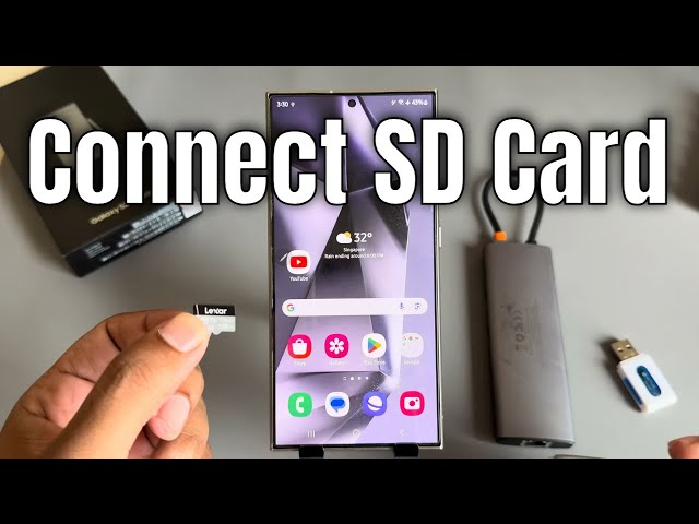 Samsung Galaxy S24 /S24+ /S24 Ultra: How to connect SD card android