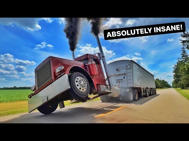 1500 WHP DIESEL Semi WHEELIE!