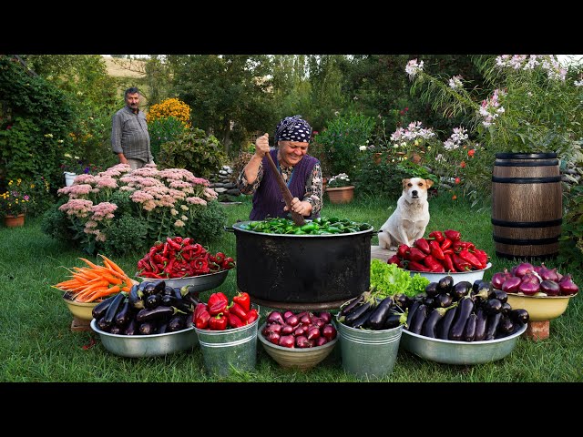 Georgian Eggplants: Preparing for Winter with a Tasty Appetizer! 🍆