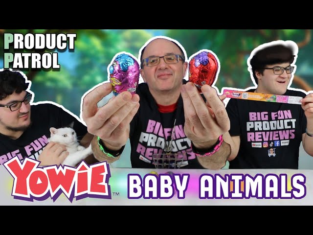 Opening Yowie "Baby Animals" Surprise Eggs!