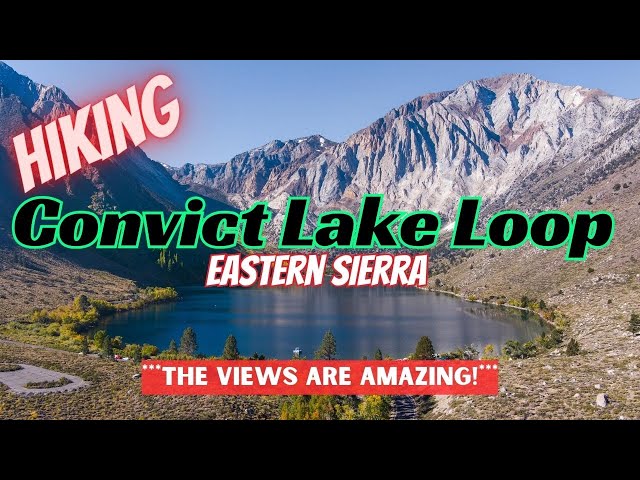 1 hour Virtual Hike at Convict Lake | Early Autumn  🍂 / Eastern Sierras/ Hwy 395