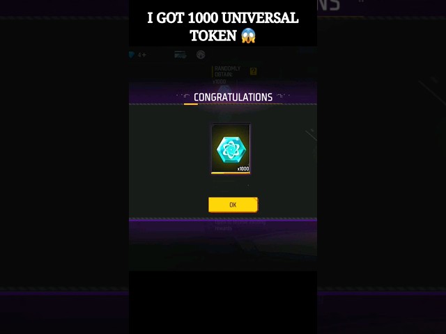 I Got 1000 Universal Token 🤯: Free Fire Evo Gun Token 😱 Universal Token Event 🔥💎