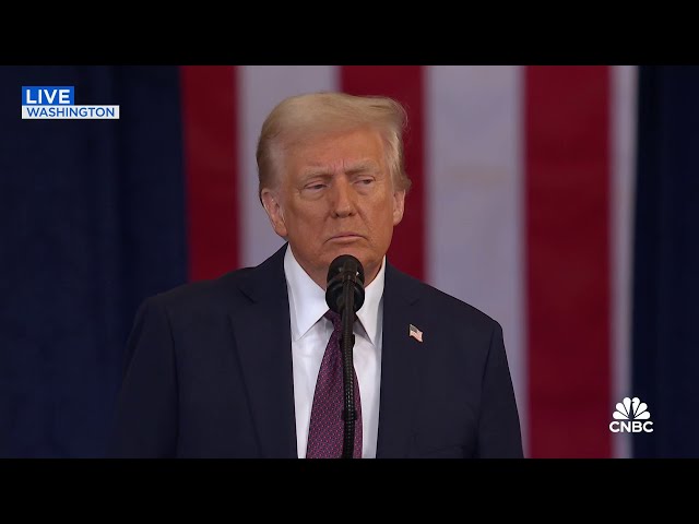 Donald Trump delivers inaugural address as 47th president of the U.S.