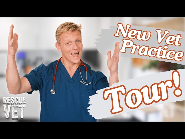 Take a look! Exclusive tour of Dr Scott's new practice...The Chobham Vet! | Rescue Vet Extra