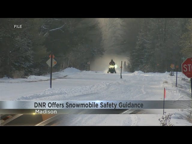 Wisconsin Department of Natural Resources offers safety guidance for snowmobilers