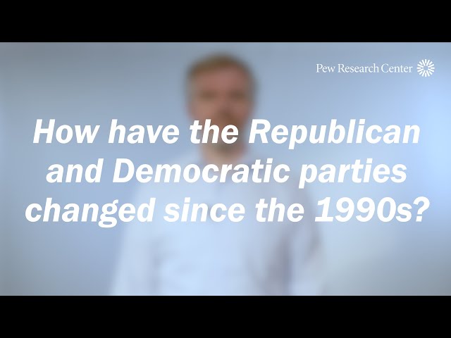 How have the Republican and Democratic parties changed since the 1990s?