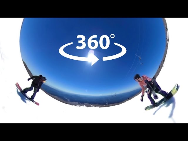 Summer Snowboarding Experience (360 Video)