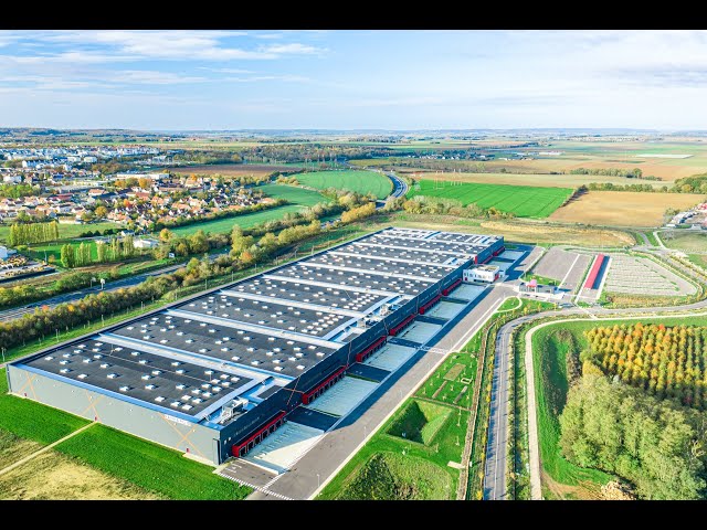 Puiseux Pontoise Logistics | Commercial Real estate | 360° DJI drone | 5K DRONE France