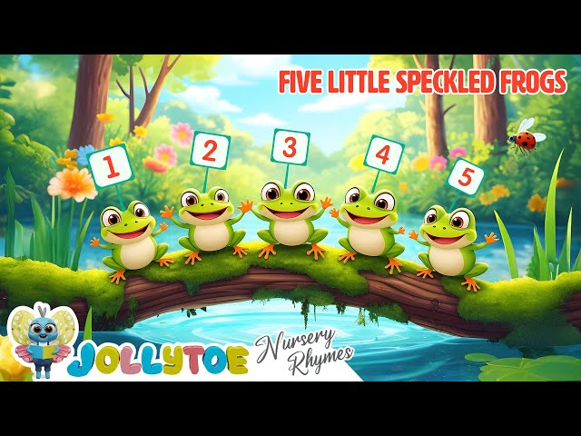 Five Little Speckled Frogs - The BEST Kids Songs & Nursery Rhymes