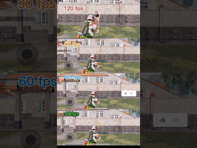 120fps vs 90 fps 60fps 40fps damage test ll i phone 13 pro mobile ll#bgmi #pubgtest