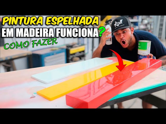 APRENDA PREPARAÇÃO e PINTURA de MADEIRA | MDF | COMPENSADO - SEGREDO QUE NINGUÉM CONTA!