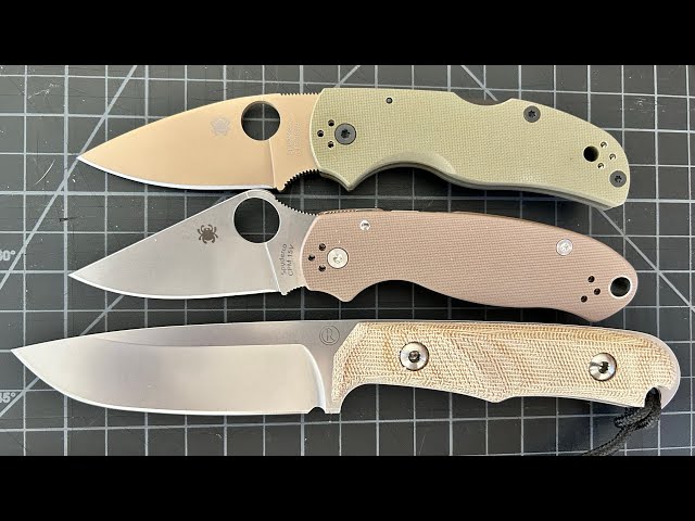 Spyderco Para 3 CPM-15V Brown G10 Sprint Run #para315v #youtube #video #spydercoknives