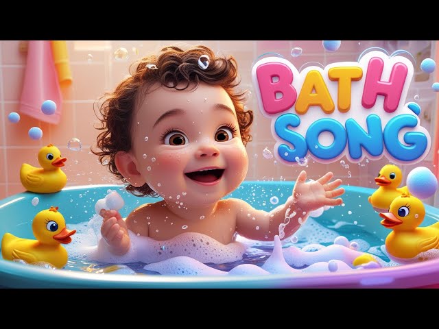 Bath song kids poem|Scrub-a-Dub Nursery Rhymes!Fun in the Bath! #6