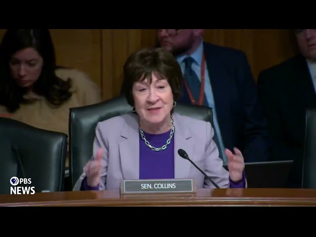 WATCH: Sen. Collins questions McMahon in confirmation hearing