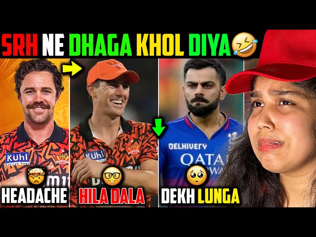 VIRAT KO HURT HO RHA HAI 🥲| TRAVIS HEAD |RCB VS SRH -Head 102 😩|Virat kohli batting |DK 83🤩