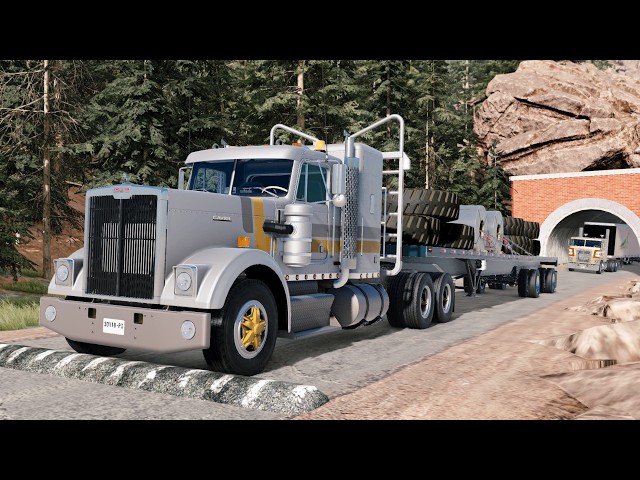 Trucks vs Speed Bumps SPECIAL #3 | BeamNG Drive - Long Video |🤜 Truck &Too