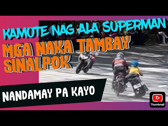 Kamote rider nag ala superman. Sumalpok. #marilaque #kamoterider #motovlog #accidentscaughtoncamera