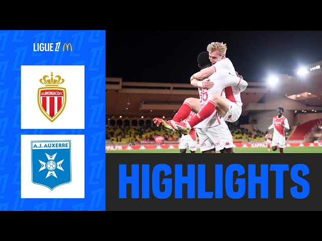 AS MONACO - AJ AUXERRE (4-2) - Week 20 - Ligue 1 McDonald's 24/25