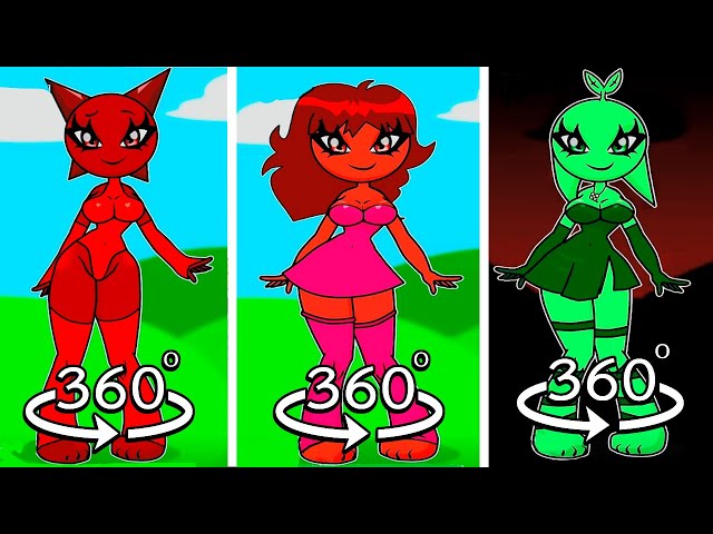 Who is the better (sprunki), Vineria or Pinki? | Incredibox Sprunki 3D Edition in 360º VR