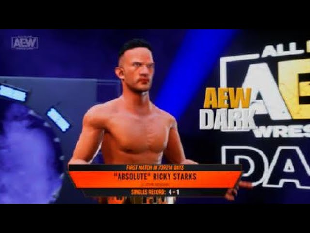 AEW DARK RICKY STARK IS WATCHING ALL THE MENS BACKSTAGE!!!!!!!!!!