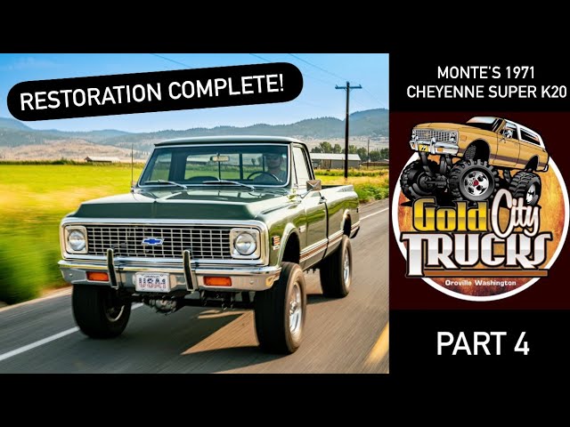 Monte’s 1971 Cheyenne Super K20 - Restoration Complete!