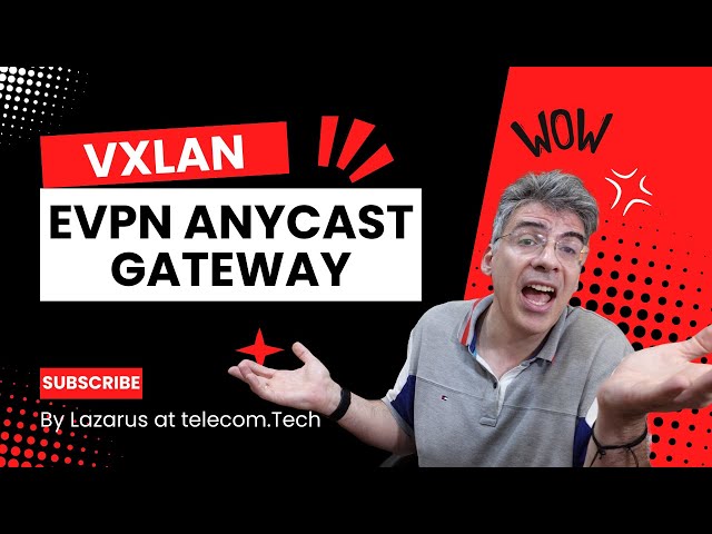 VXLAN - EVPN Anycast Distributed Gateway