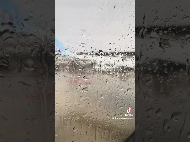 Relaxing Rainy Window View from a Plane 🌧️ ✈️