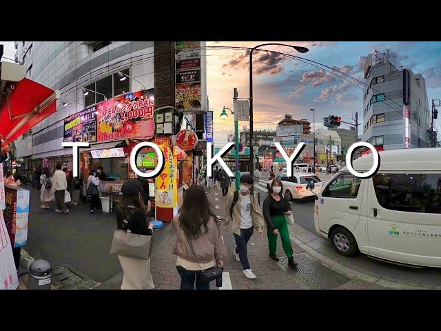 Tokyo Koreatown Shin Okubo walk【4K 360°】