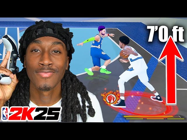 SHUTTING DOWN 2v2 Rush W/ My 7'0 PG In NBA 2k25