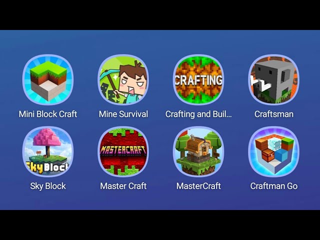 Mine Survival,Craftsman,Sky Block,MasterCraft,Mini Block,Crafting And Buildings,Craftman Go