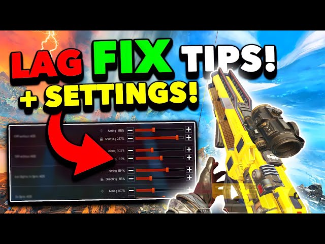 How to FIX LAG in Apex Legends Mobile! iOS/Android! (BEST Settings + Tips)