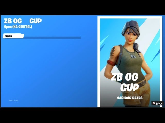 🔴 LIVE  FORTNITE PLAYING THE ZB OG CUP ! #fortnite  #gaming