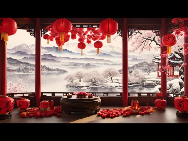 [Refreshing] 2025 Lunar New Year of Snake Ambience🌸Soothing Chinese Background Music