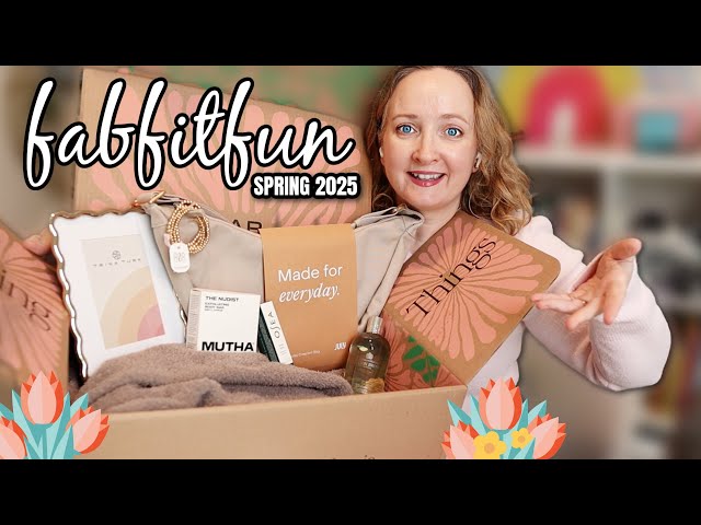 FABFITFUN spring 2025 UNBOXING