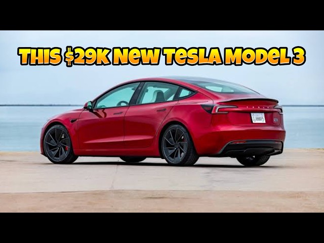 Would You Buy This $29k New Tesla Model 3?