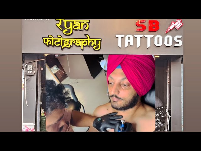 Another Tattoo Done | SB Tattoos | #inked #tattoo #tattoolover #youtube #sardar #vlog #tattoos