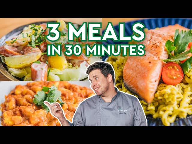 3-ingredient meals under 30 minutes | QUICK & EASY Weeknight Meals