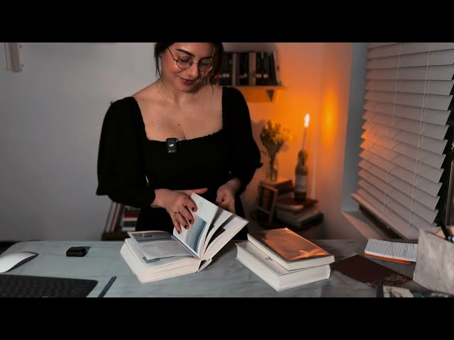 ASMR Local Bookshop & Library | Book Recommendations & Quiet Work | Realistic & Soft Spoken