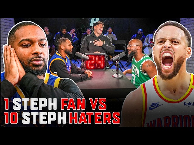 1 Steph Curry Fan vs 10 Steph Curry Haters!