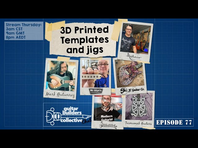 3D printing special 2 - Jigs, templates, and tools. #gbcchat episode 77