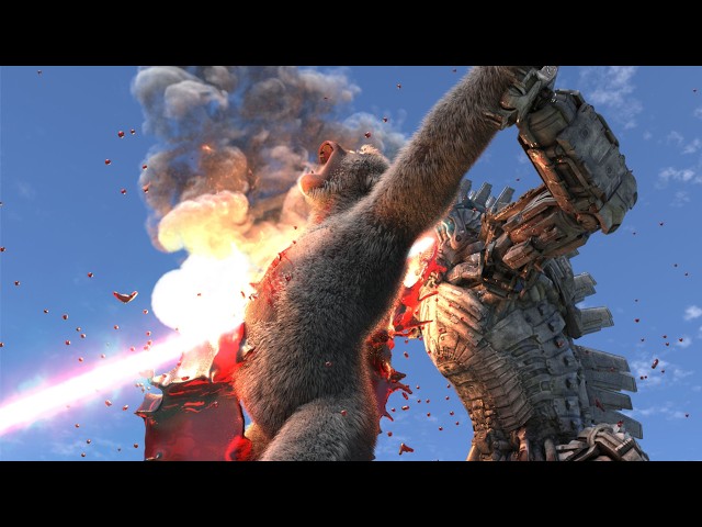 Skar King vs Mechagodzilla in real life