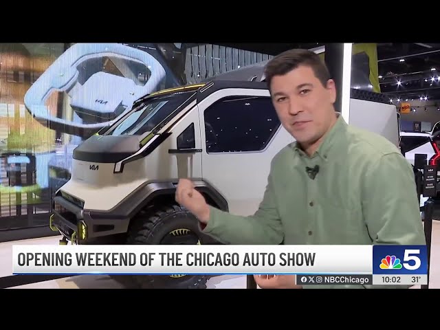 Inside look at Chicago's 10-day AUTO SHOW on opening weekend!