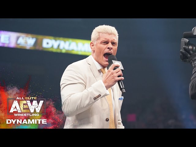 #AEW DYNAMITE EPISODE 6: CODY MAKES A CAREER ANNOUNCEMENT GOING INTO #AEWFULLGEAR