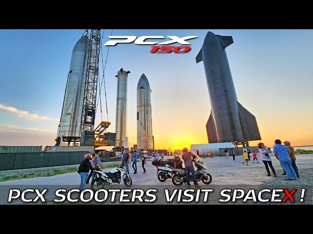 ROADTRIP: Honda PCX 150 Visits SpaceX Starship // Day 1