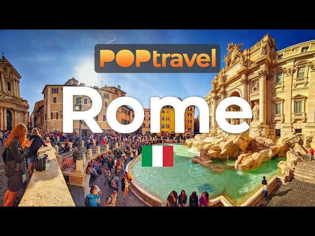 Walk in ROME, Italy 🇮🇹 - Trevi Fountain to Piazza Venezia - 4K 60fps