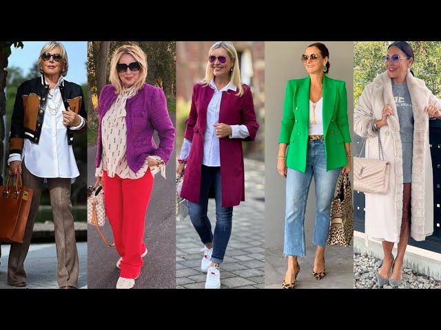 Natural Older Women OVER 50 60 70 |New Trends Fashion For Women |Autumn/ Winter|Fall Fashion 2025