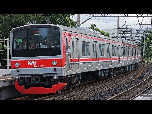 [4K] Stasiun Pondok Jati: Kompilasi Kereta JR 205, TM 6000, CC 201, CC 206 | KRL Commuter Line (2/2)