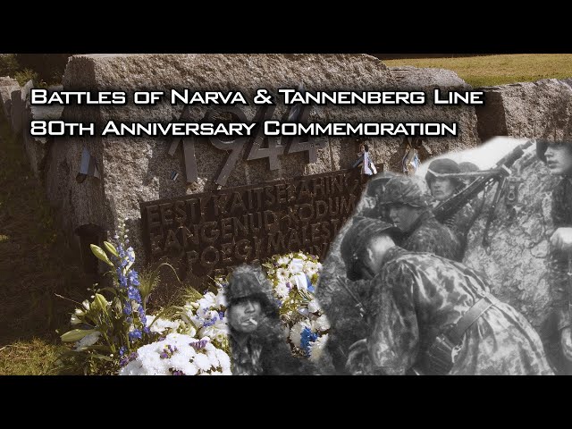 Battles of Narva & Tannenberg Line 80th Anniversary Commemoration