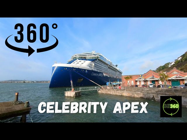 360 VR: The Celebrity Cruises "Celebrity Apex" in Cobh Cruise Terminal on May 18th 2022